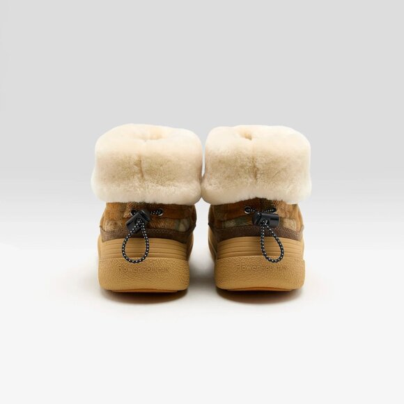 NEW FLOWER MOUNTAIN Wool Shearling Fami Mid Winter Boots unisex 1125 13t7 - Picture 8 of 11